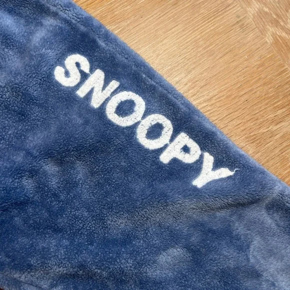 Peanuts Snoopy Sweatshirt & Pants XS ? Fleece Blue Set Soft! - Picture 10 of 11